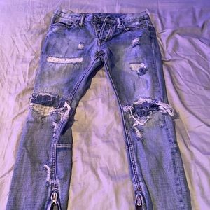mnml distressed jeans